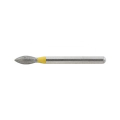 10 Burs Dental Diamond Burs FG Egg Football 379/023XF Extra Fine Grit High Speed