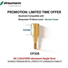 Dental Titanium Abutment Fit Zest Locator Legacy Anchor & Straumann Bone Level