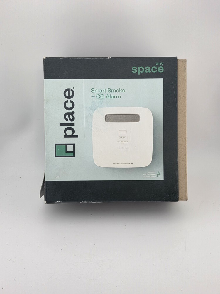 Any Space-Smart Smoke and Carbon Monoxide Detector and Alarm-Hardwired w/Battery