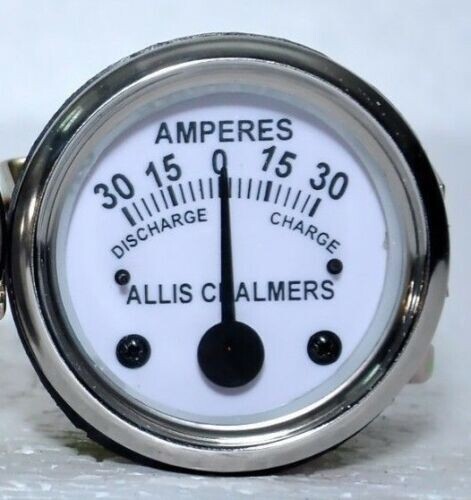 Allis Chalmers 30 Amp Ammeter Gauge AC B C CA D10 D10 D12 D15 D G RC WC WF WD