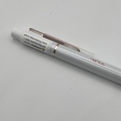 TUL Pearl Pen Retractable Gel White Rose Gold Limited Edition 0.7 Blue Ink NWT