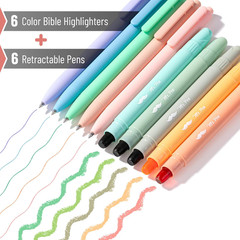 10 Pk Mr. Pen- Bible Highlighters and Pens Gel Highlighters Cotton Candy Clouds