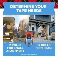 1.88 in. x 66.7 ft. Heavy Duty Shipping Packaging Tape (6-Pack with Dispenser)