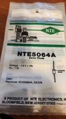 NTE 1W ZENER DIODE SELECT VOLTAGE FROM MENU