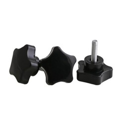 M6 M8 M10 Plum Handle Thumb Screw Star/Torx 5 Lobe Hand Twist Bolt Head Dia.38mm