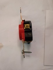 PASS & SEYMOUR 5871-RED 20 AMP 250V HEAVY DUTY SINGLE RECEPTACLE NOS