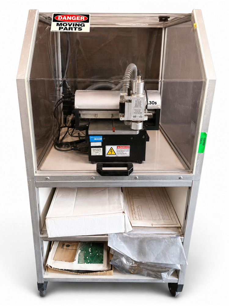 LPKF ProtoMat C30/S PCB CNC Milling Machine w/ Safety Enclosure Stand