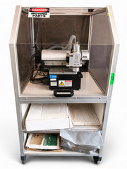 LPKF ProtoMat C30/S PCB CNC Milling Machine w/ Safety Enclosure Stand