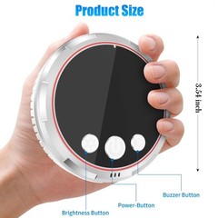 5-in-1 CO, Smoke & Gas Detector, Plug-in with Battery Backup for Home and Travel