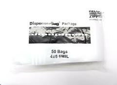 50 RELOC Zippit Bags 4×6 6mil Heavy Duty Thick Strong Reclosable Clear 4″ x 6″