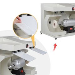 Dental Lab 550W Polishing Lathe Machine 2800rpm with LED Light 2 Big Covers USA