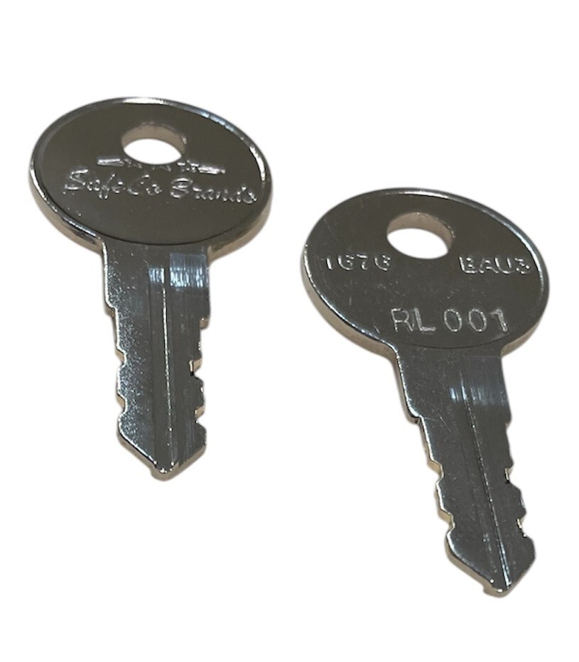 Keys to Fit RNL Roll-N-Lock Truck Toppers Tonneau Covers 2-Keys SafeCo Brands