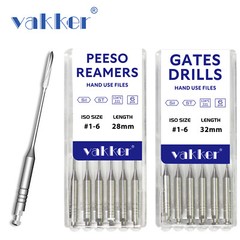 Vakker Dental Gates Glidden Drills Peeso Reamers Drills Hand Use Endo Files