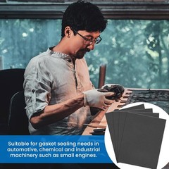 12 Pcs High Temp Gasket Material Sheets 3 Thickness DIY Engine Seal Kit