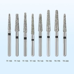 50Pcs AZDENT Dental FG Super Coarse Diamond Burs Fit For High Speed Handpiece