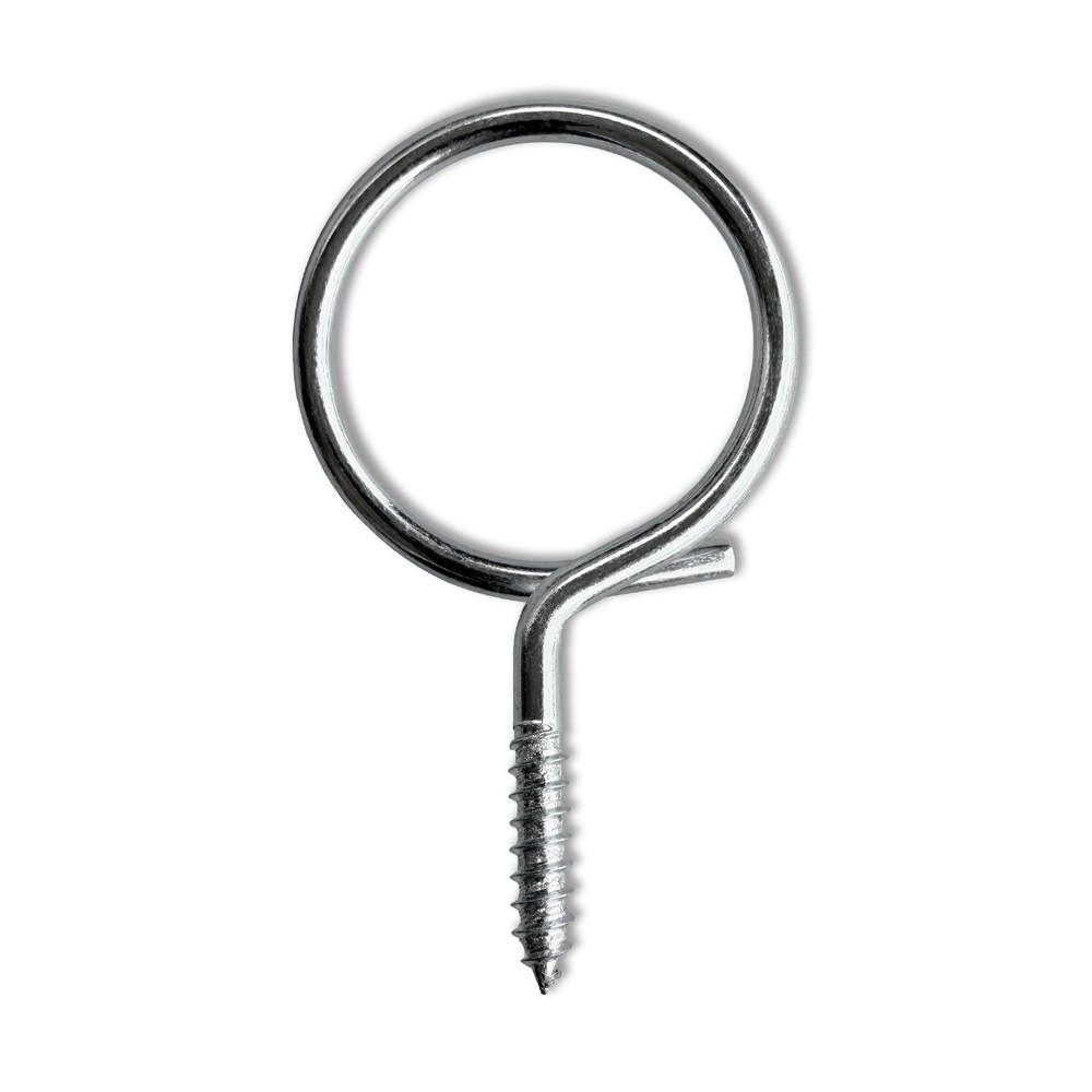 100-Pack 2″ inch Bridle Rings Threaded Wood Screw for Low Voltage Cable Support
