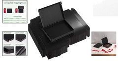 Attractive 30 Pack Black Cardboard Shipping Boxes – Perfect for Small Businesses