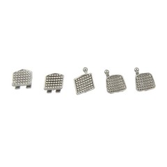 Dental Orthodontic Bracket Braces Metal Mini Roth MBT 018 022 345 Hooks MIM 5-5