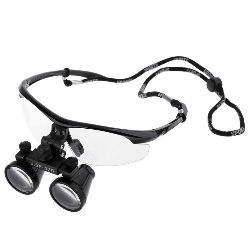 Dental Surgical 3.5X Magnifier Magnification Glasses Medical Binocular Loupes