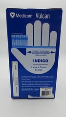 Medicom Vulcan Nitrile Disposable Gloves 150-pcs Large Durable Latex-Free Blue
