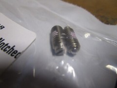 M6-1.0 x 14mm Force = 0.45 lb 1.35 lb Stainless Steel Notched Ball Plunger QTY 2