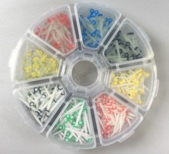 200 Pcs Dental Fiber Post Glass Quartz Teeth Restorative Posts 1.0 1.2 1.4 1.6mm