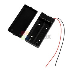3.7V 2 x18650 Battery Holder Box Storage Case Parallel Battery Holder With Cable