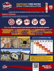 Kraken Bond FastCoat Spray Foam Insulation, Closed Cell 27.1 oz, 24 Pack Kit