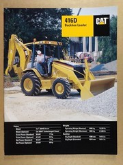 1990s Caterpillar CAT Heavy Equipment 20 BROCHURE LOT