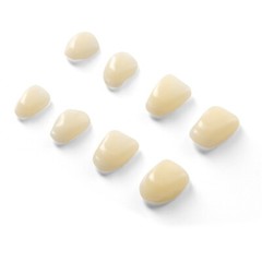 100 Pieces Dental Resin Teeth Temporary Crown Tooth Veneers Whitening Set A1 A2