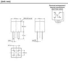 G8VA-1A4T-R01 (Pack of 4) – 12DVC 20A 4Pins SPST Automotive Number of Items: 4