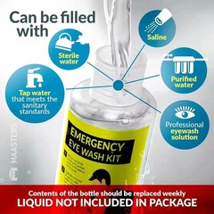Portable Eye Wash Station OSHA Approved Wall-Mounted First Aid Eye Wash Kit NEW