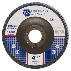 10 Pack 4.5” x 7/8″ Professional 60 Grit Zirconia Flap Disc Grinding Wheels T29