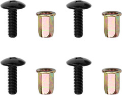 4PCS Tailgate Cover Cap Screw Bolts Compatible with 2007-2014 Sierra Silverad…
