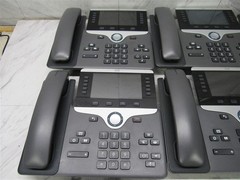 Lot of 6 CISCO CP-8851-K9 VoIP Color LCD Display Phone w/ Handsets & Base!