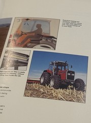 Massey Ferguson MF 300 Series Tractor Sales Brochure 1996 55-95 PTO HP