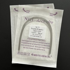 Dental Orthodontic Super Elastic Wire Niti Round Arch Wires Natural Form