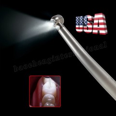 NSK Style Dental Fiber Optic LED E-generator High Speed Handpiece Turbine 4 HOLE
