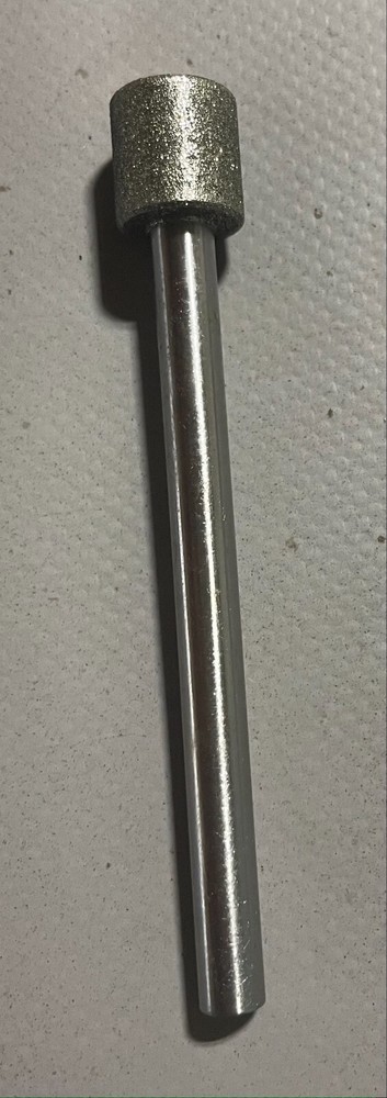 1/2″ dia Mandrel Diamond Plated 60/80 grit 3/8″ arbor 3-1/2″ OAL