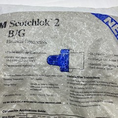 3M Scotchlok 2 B/G Blue Wire Connectors 14-6 AWG (2.5-16.0mm) 105 PCS