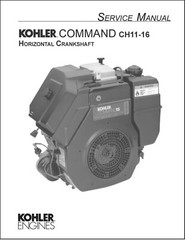 Engine Technical Workshop Manual Fits Kohler Command 11,12.5,13,14,15,16HP KC116