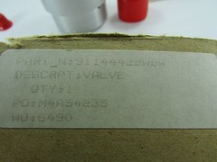 New Unknown Aluminum Spring Valves from Semiconductor Plant 1/8 NPT 250 PSIG Max
