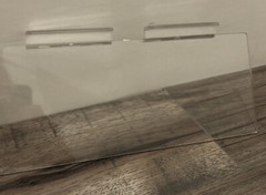 Dazzling Displays 12 – 4″ x 10″ Slatwall Shelves (4 packs of 3) Clear