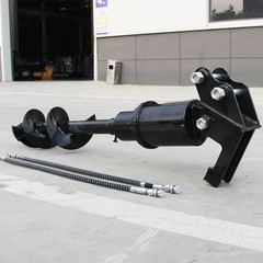 Mini Excavator Attachment Hydraulic 200mm Auger Drill with 30mm Pin FREE SHIP