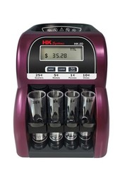 HK-2D, Digital USD Coin Counter and Sorter with LCD Display, Sorts 260 Coins Per