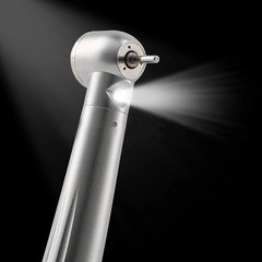 NSK Style Dental Fiber Optic LED E-generator High Speed Handpiece Turbine 4 HOLE