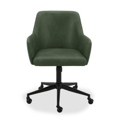 Greyson Office Chair Olive Upholstered Swivel Adjustable Desk Chair