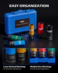 Orion Motor 17 19 21 mm & 13/16 7/8 inch, Blue, Green, Yellow, Black, Red