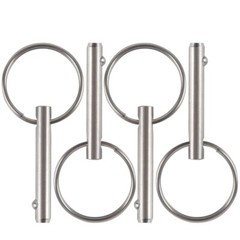Small Quick Release Pin 3/16″ Stainless Steel, Bimini Top Marine Hardware 4 Pack