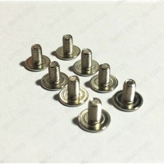 100Pcs M2 M2.5 M3 M4 Phillips Big Thin Head Screw Ultrathin Bolts Nickel Plating